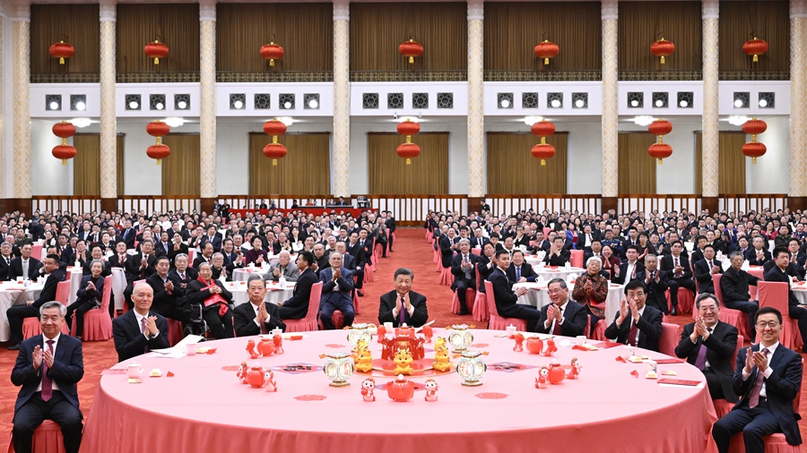 中共中央国务院举行春节团拜会 习近平发表讲话(图2)