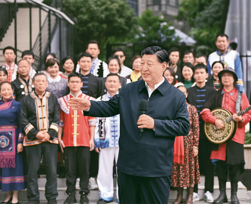 习近平：铸牢中华民族共同体意识 推进新时代党的民族工作高质量发展(图2)