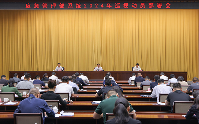 应急管理部党委召开部系统2024年巡视动员部署会(图1)