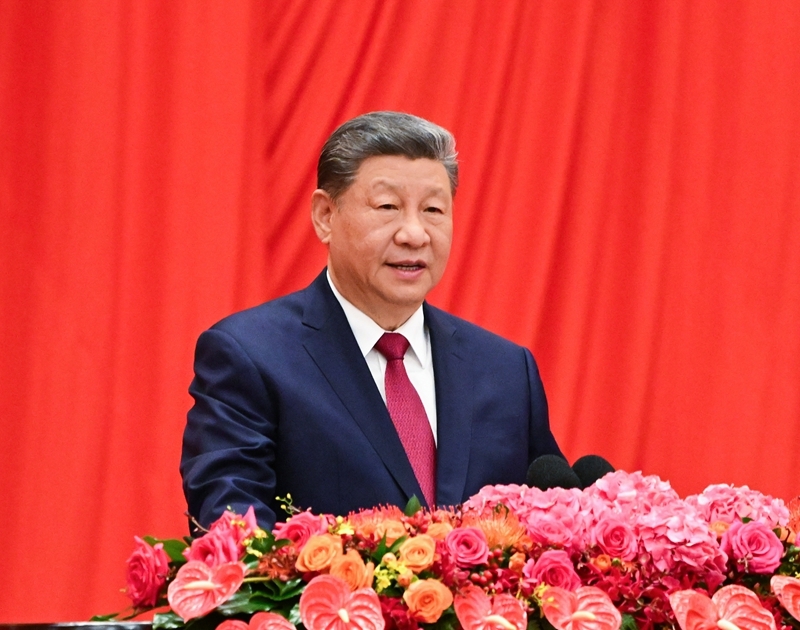 庆祝中华人民共和国成立77周年招待会在京举行 习近平发表重要讲话(图1)